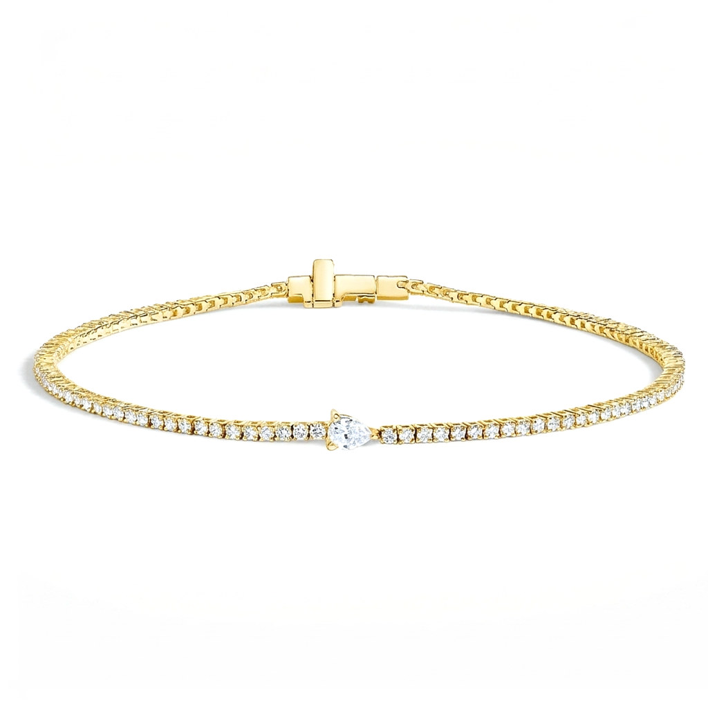 Aster diamond tennis bracelet